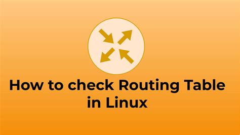 How to check Routing Table in Linux - foofunc.com