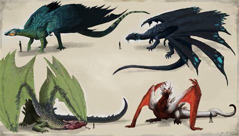 Some dragon concepts by johnboyhawkins on DeviantArt