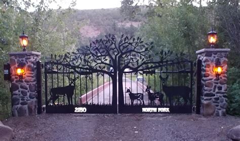 23 Awesome Wildlife Metal Art Driveway Gates » Custom Driveway Gates By JDR Metal Art