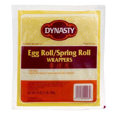 Dynasty Egg Roll/Spring Roll Wrappers (16 oz) - Instacart