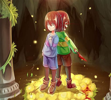 1280x800px | free download | HD wallpaper: Video Game, Undertale, Chara (Undertale), Frisk ...