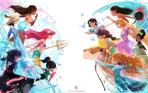 Cool Disney Princess Battle Royale Fan Art — GeekTyrant