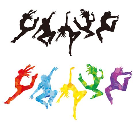 Ballet Dancer Silhouette Clip art - Vector Colorful Dancer png download - 5108*4583 - Free ...