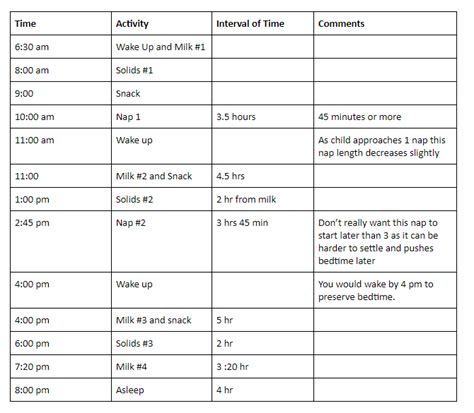 12 and 13 Month Old Baby Sleep Schedule