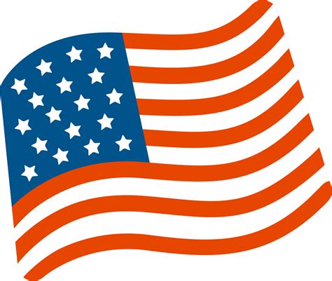 Usa Flag Waving Png - Us Flag Emoji Png Clipart - Full Size Clipart (#476195) - PinClipart