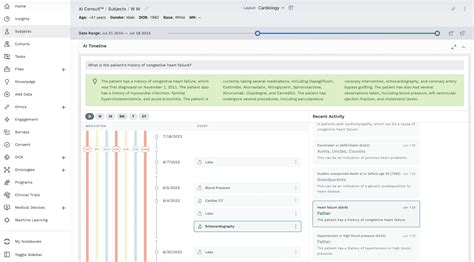 AI Timeline Module | LifeOmic Platform Documentation