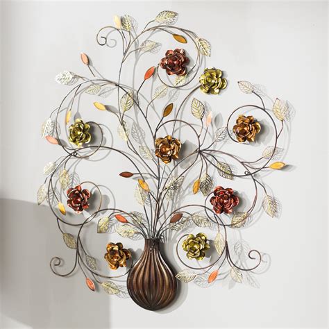 15 Ideas of Metal Flower Wall Art