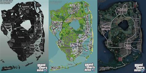 GTA 6's Leaked Map Concept Showing It 2x of GTA 5's Map