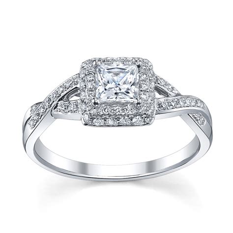 6 Princess Cut Engagement Rings She'll Love - Robbins Brothers Blog