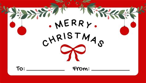 [FREE] Christmas Gift Tags Printable MockoFUN, 41% OFF