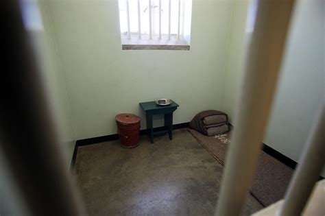 Nelson Mandela In Robben Island