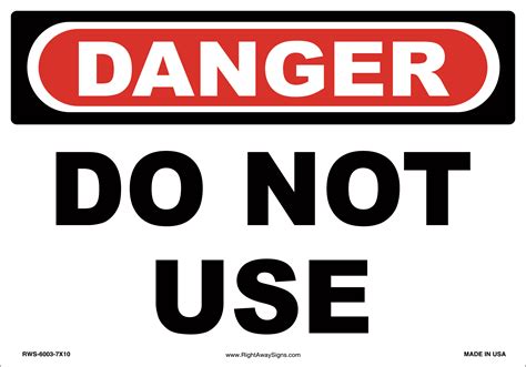 Do Not Use Sign - ClipArt Best