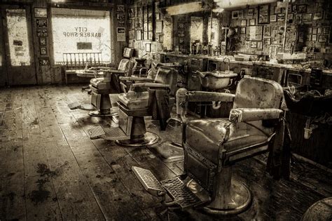 Vintage Barber Shop Photograph by Greg Mimbs