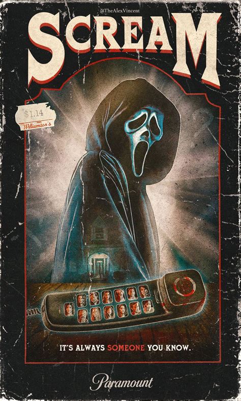 Alex Vincent designed two Scream posters for... - Broke Horror Fan | Vintage poster art, Graphic ...