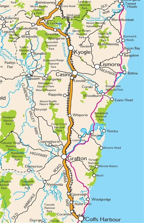 √ National Parks Nsw Map