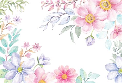 Spring Flowers Watercolor Wallpapers - Top Free Spring Flowers Watercolor Backgrounds ...