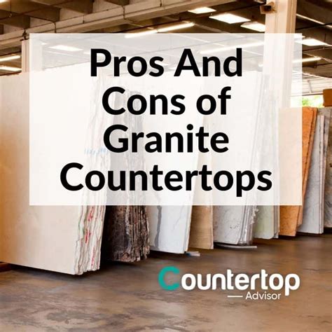 Pros And Cons Of Granite Countertops - Countertop Advisor