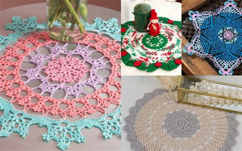 5 Free Doily Patterns for Aunt Lydia's Crochet Thread Size 10 | Lyns Crafts