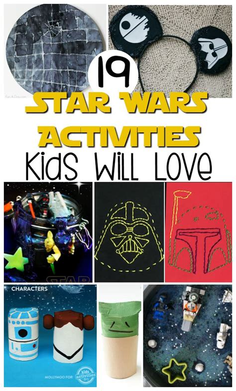 19 Star Wars Activities Kids Will Love - Star Wars Day | Star wars activities, Activities for ...