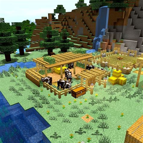 Minecraft Cow Enclosure design [tutorial] [video] // Recinto per le Mucche | Artigianato ...