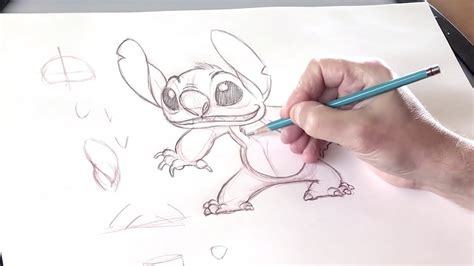 Sketch Stitch Disney Drawing