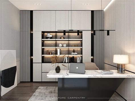 5 Stylish Home Office Ideas That Will Inspire Productivity - Carpentry Singapore