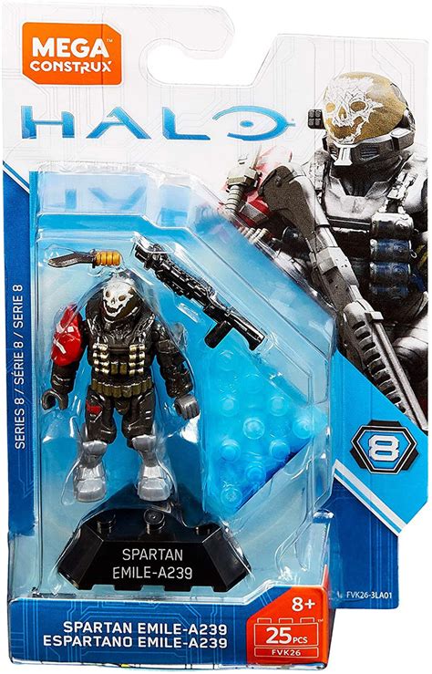 Halo Mega Construx Heroes Series 8 Spartan Emile-A239 Mini Figure Mattel - ToyWiz