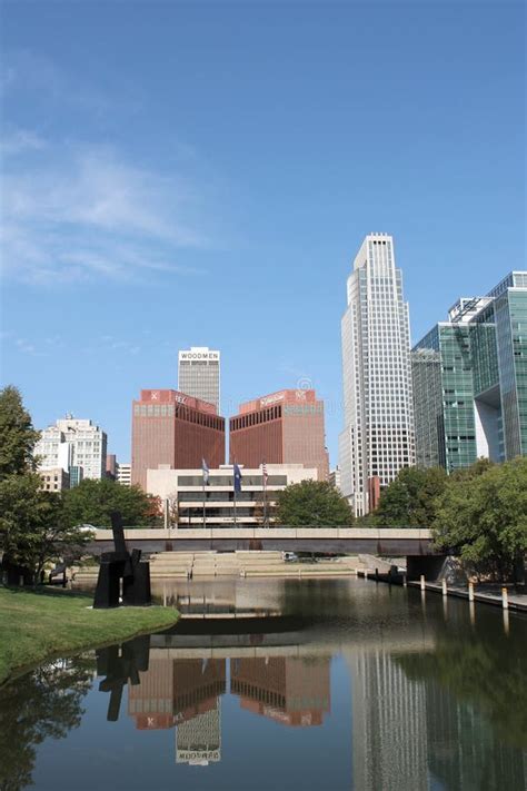 Downtown Omaha, Nebraska Skyline Stock Photo - Image of city, cityscape: 7442026