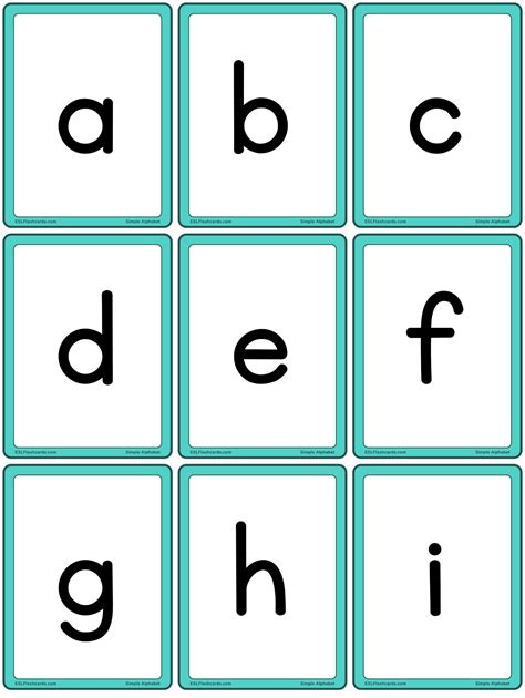 Printable Alphabet Flash Cards Uppercase Lowercase Cu - vrogue.co