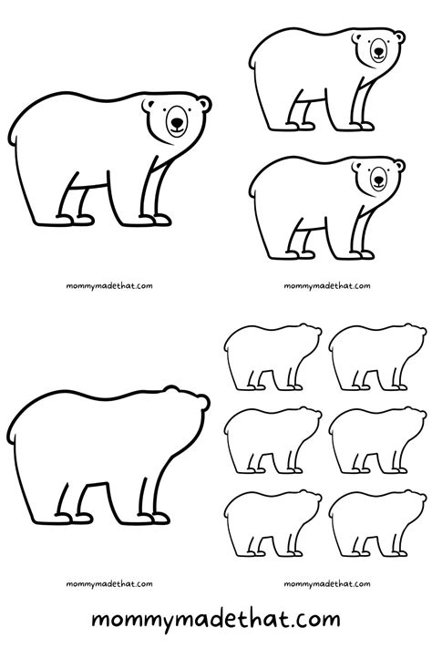 Polar Bear Templates