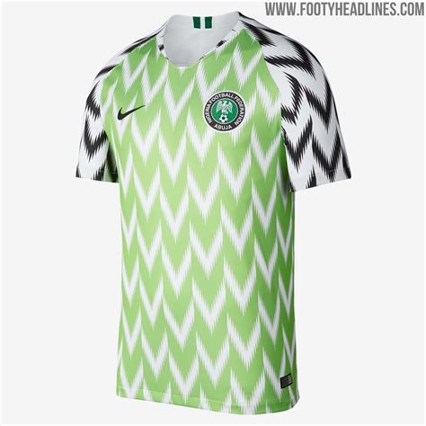 Nigeria 2018 World Cup Home Kit Revealed - Footy Headlines