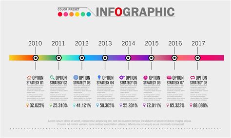 Business Timeline Infographic Template 830219 Vector Art at Vecteezy