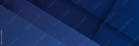 Dark blue abstract banner background Stock Vector | Adobe Stock