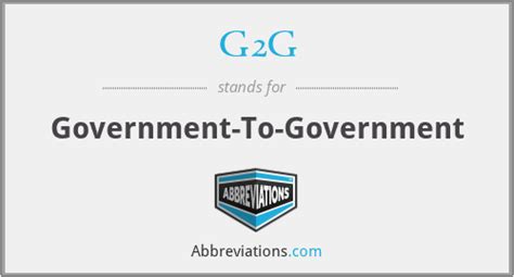 G2G - Government-To-Government