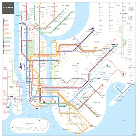 New York City Subway Map : inat