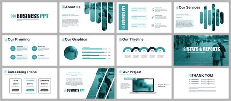 Business presentation powerpoint slides templates 252780 Vector Art at Vecteezy