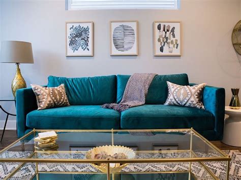 Turquoise Teal Sofa Living Room Ideas | Home Design Ideas