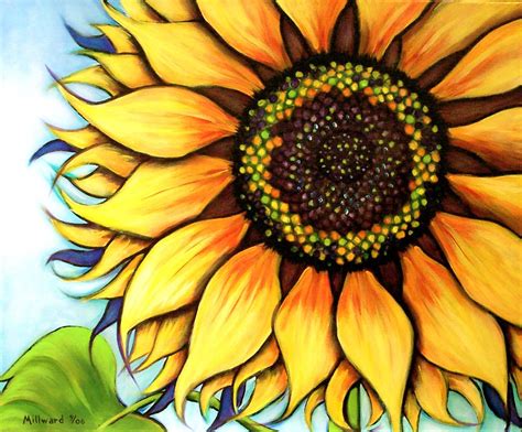 Step By Step Sunflower Step By Step Acrylic Painting Ideas / Fall sunflower acrylic painting ...