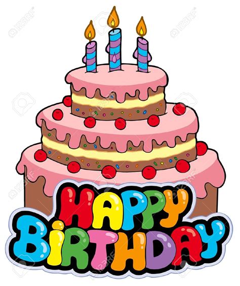 Cake clipart on glitter graphics birthday cakes and image 2 – Clipartix