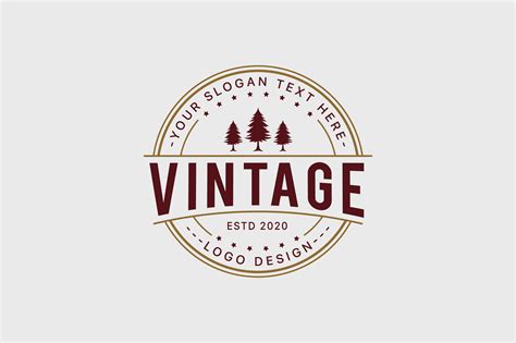 Retro Vintage Logo Design Graphic by Bitmate Studio · Creative Fabrica