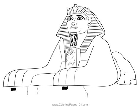 The Egyptian Pyramid Coloring Page for Kids - Free Pyramids Printable Coloring Pages Online for ...