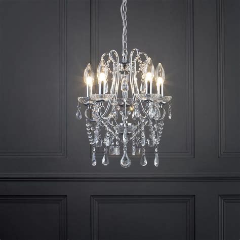 Marquis by Waterford - Annalee Small LED 5 Light Bathroom Chandelier - Chrome From Litecraft