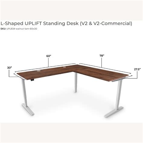 Uplift v2 L-Shaped Standing Desk - AptDeco