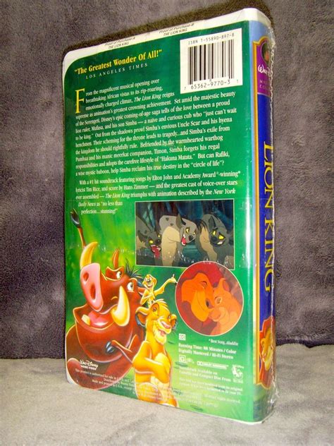 Disney•The Lion King (VHS, 1995 Masterpiece Collection) Brand New•Factory Sealed - VHS Tapes