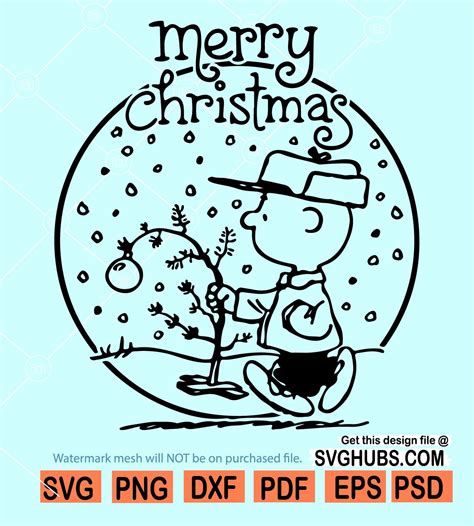 Charlie Brown Christmas svg, Charlie Brown SVG Cut File, Christmas SVG file