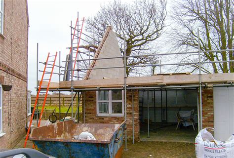 Garage loft conversion project | Peniston Construction Services