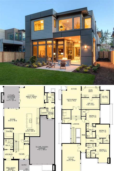 Modern House Floor Plans: Design Ideas And Tips - House Plans