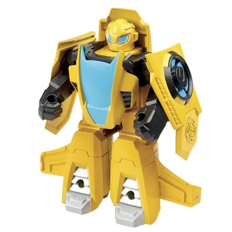 Transformers Rescue Bots Academy Bumblebee Converting Toy, 4.5-Inch Figure, Toys for Kids Ages 3 ...