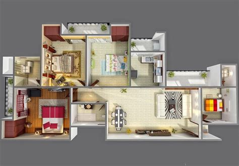 4 Bedroom Apartment/House Plans