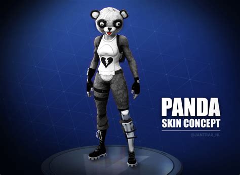 Panda Skin Concept Art - I would love to have this! : FortNiteBR